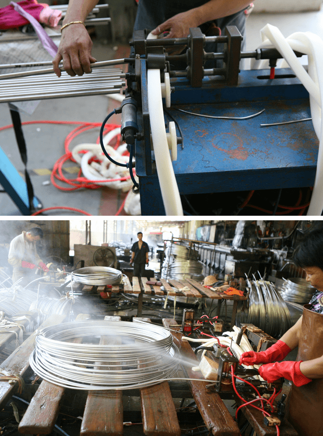 Stainless steel bright annealing tube inspection