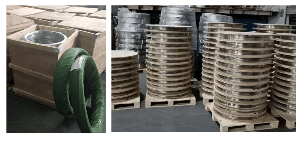 Stainless steel bright annealing coil tube packing