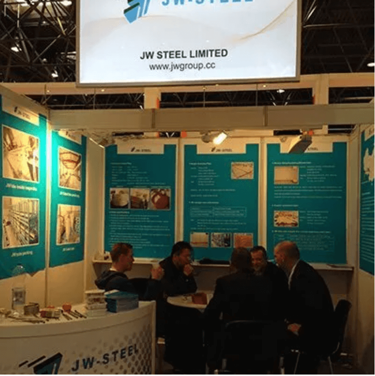 JW STEEL Booth in Stainless Steel Exhibition