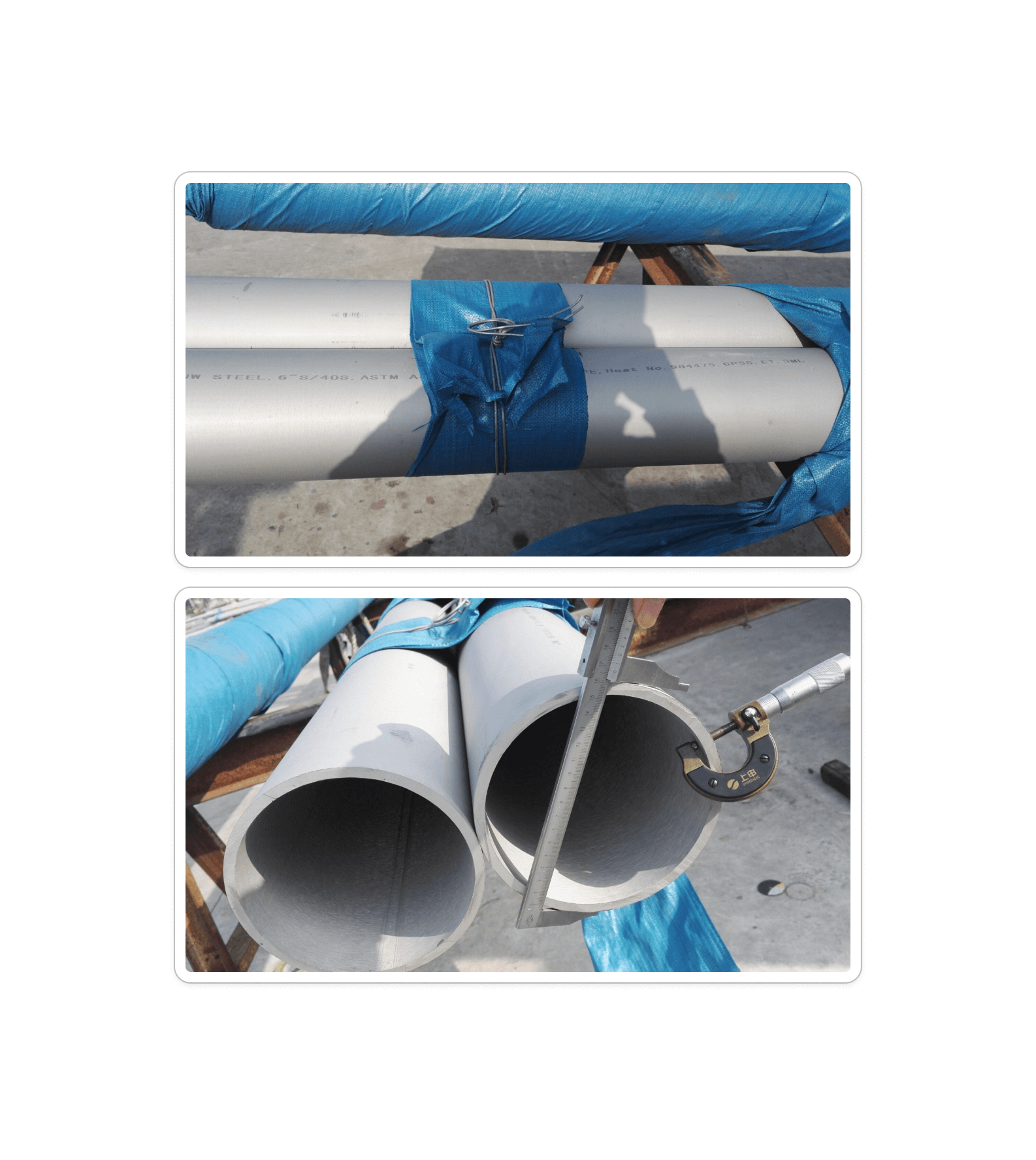 Stainless Steel Annealed Pickled A312 TP904L Pipe  for a New Zealand customer