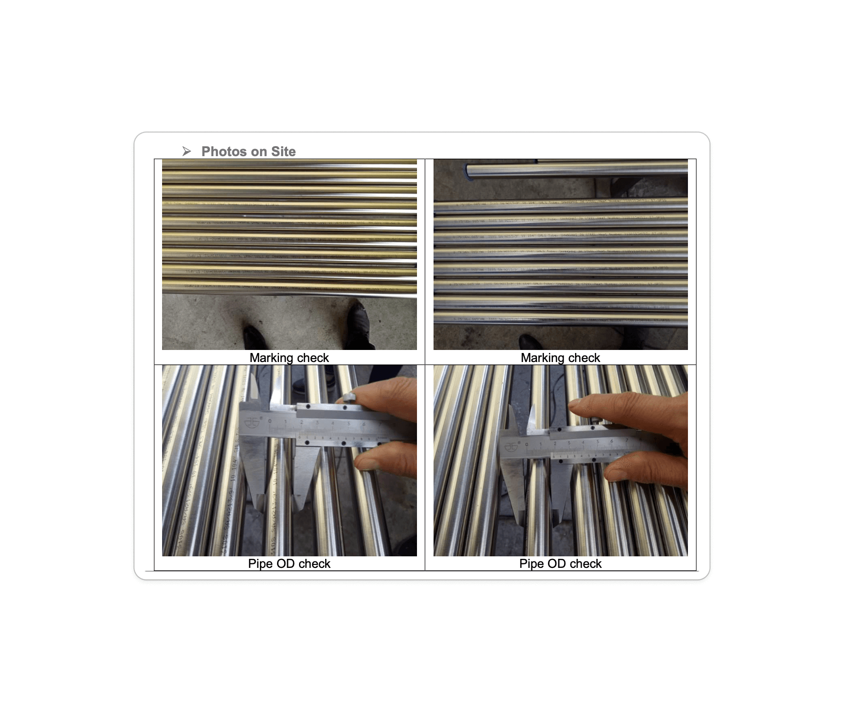 Stainless Steel SA/A 213-310S bright annealed SMLS tube  for a Huston customer