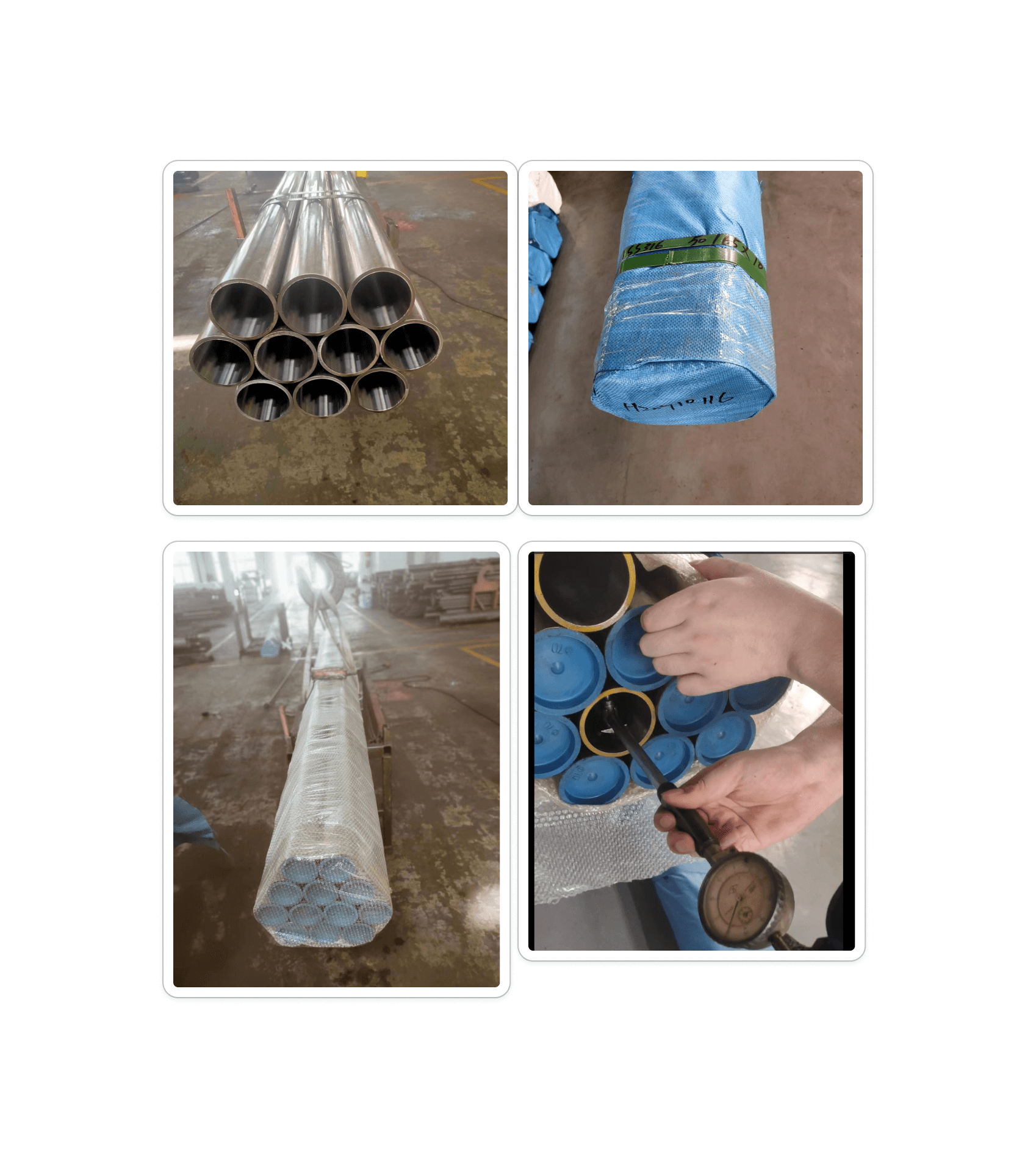 Stainless Steel 304/316 Honed Tube H8 Order  for a Italy customer