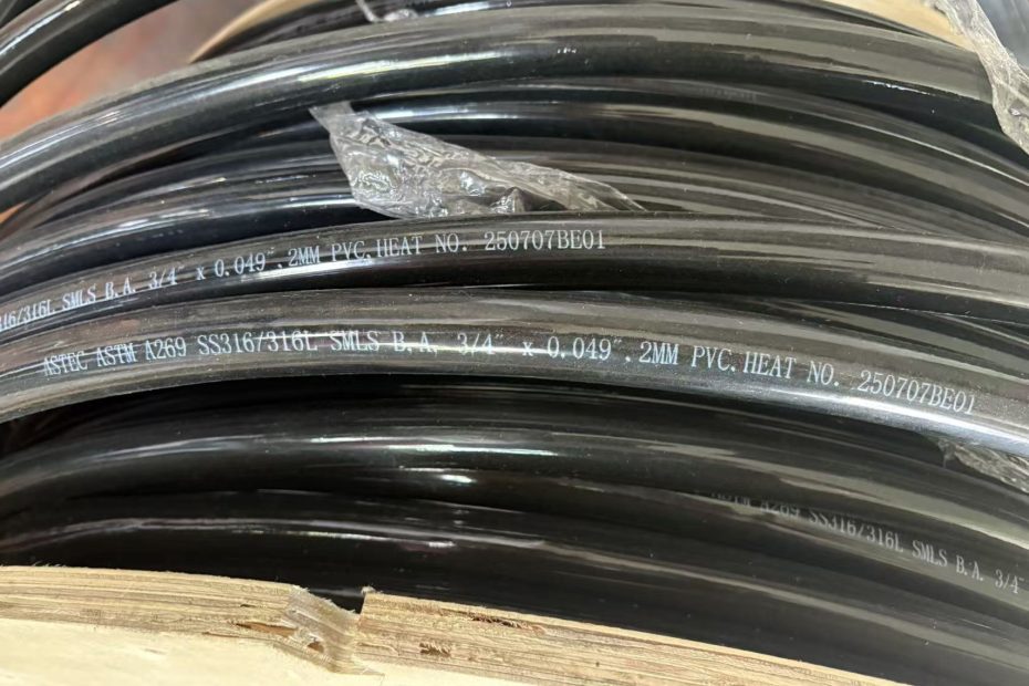 PVC-Jacket-Injection-for-Stainless-Steel-Coil-Tubing
