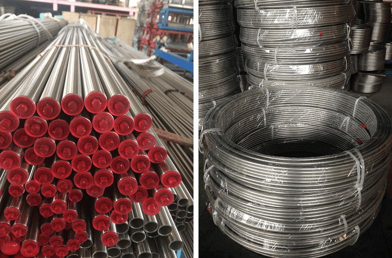 stainless steel ba straight & coil tubing