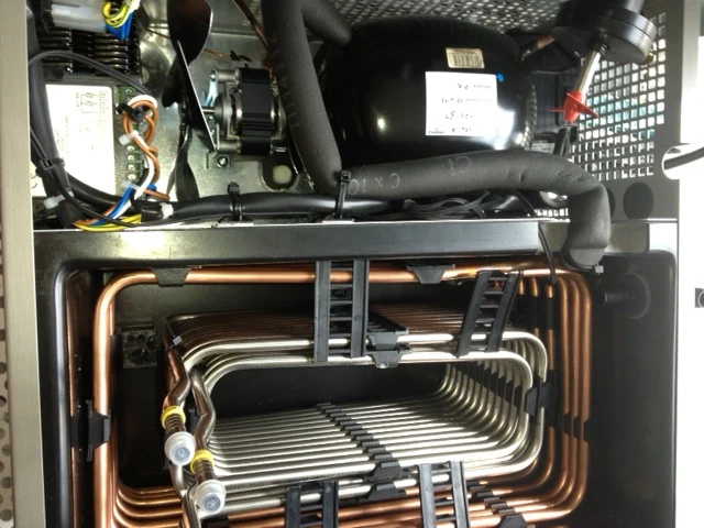 inside of a flash chiller