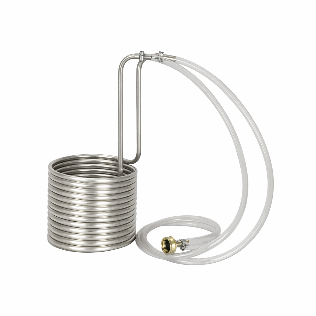 stianless steel immersion wort chiller